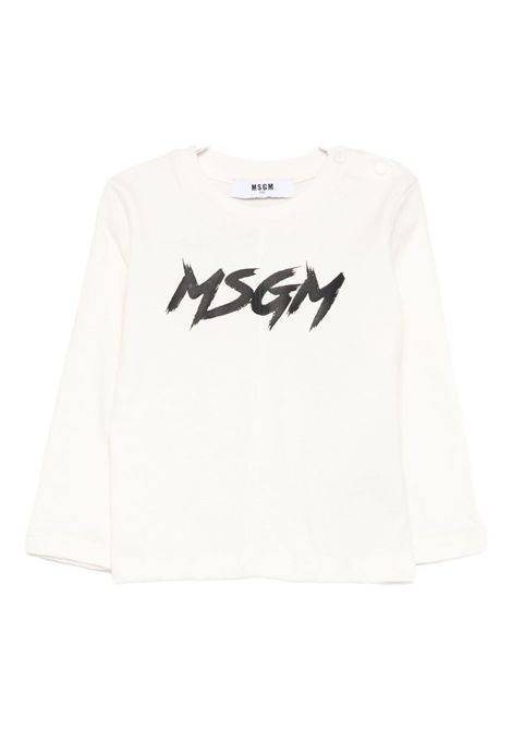 T-shirt con logo MSGM KIDS | F5MSUNTH284013